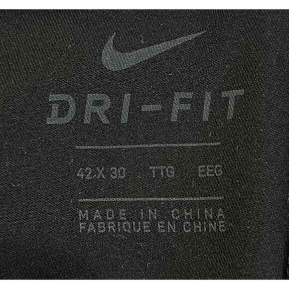 Nike Dri-FIT Flex Golf Pants Men’s Size 42x30 Black Elastic Waistband - Picture 4 of 9